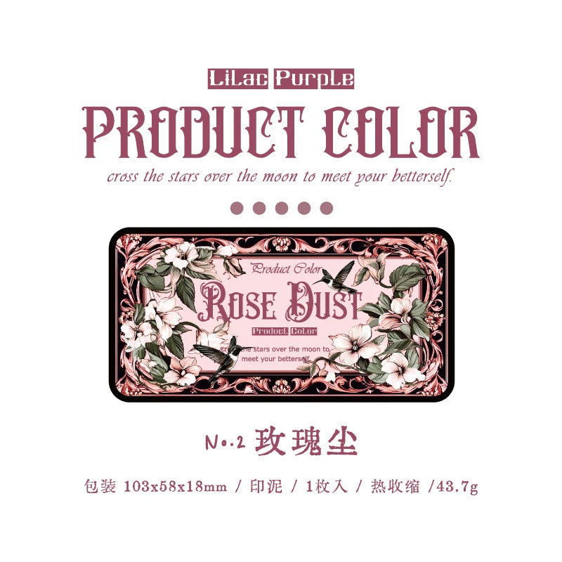 Retro Gothic Ink Pad for DIY Crafts & Scrapbooking – for Rubber and Wooden Stamps, Paper Stationery