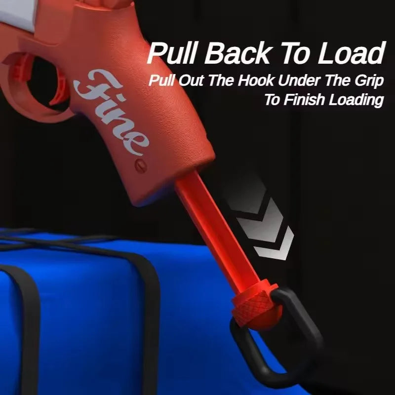 Mini Shell-Throwing Foam Dart Blaster Pistol - Soft Bullet Launcher for Kids Outdoor Play