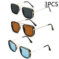 Retro Small Square Metal Frame Sunglasses – UV400 Protection, Korean Vintage Style