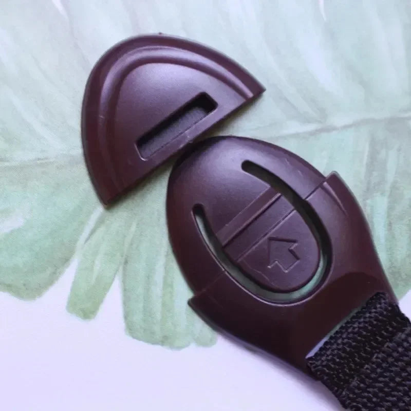 Baby Childproof Safety Strap Lock for Cabinets Drawers Refrigerator Toilet Lid – 5-Pack