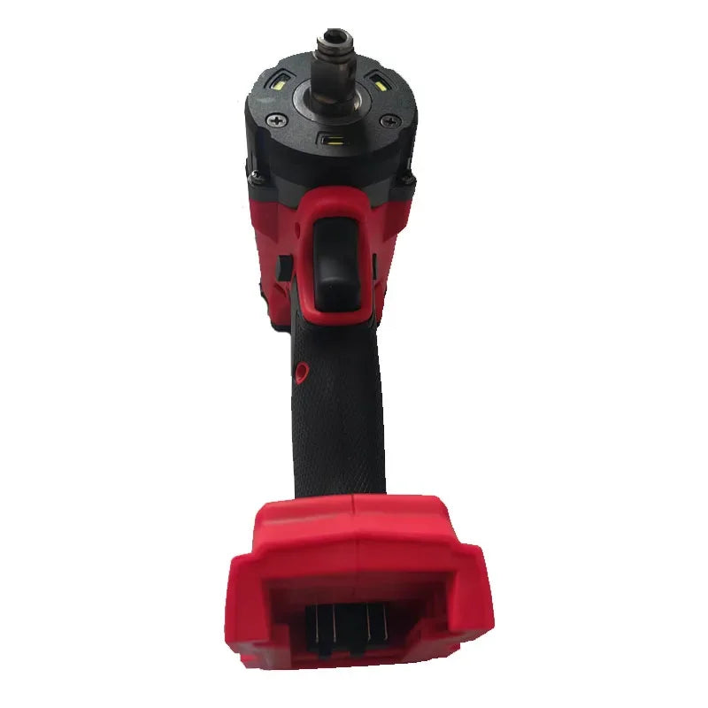 Brushless 500 N·m 1/2-Inch (12.7 mm) Impact Wrench Cordless Electric Driver 4-Gear Compatible with 18V Li-ion Battery