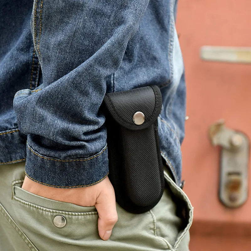 EDC Tactical Nylon Oxford Folding Knife Sheath Pouch – Small & Large