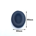 Oval Replacement Ear Pads for Headphones - Leather Foam Cushions, Multiple Sizes (60x70 to 90x110 mm / 2.36x2.76 to 3.54x4.33 in)