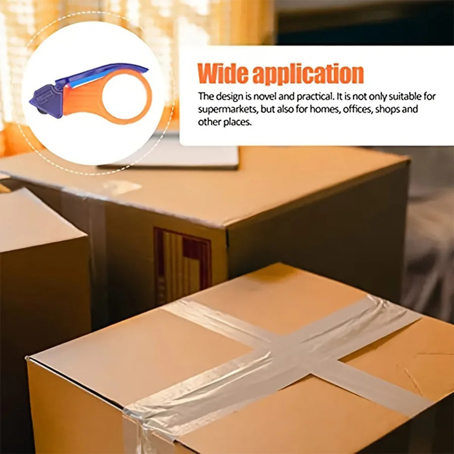 Portable Tape Dispenser & Cutter Handheld Box Sealer Tape Holder for Packaging