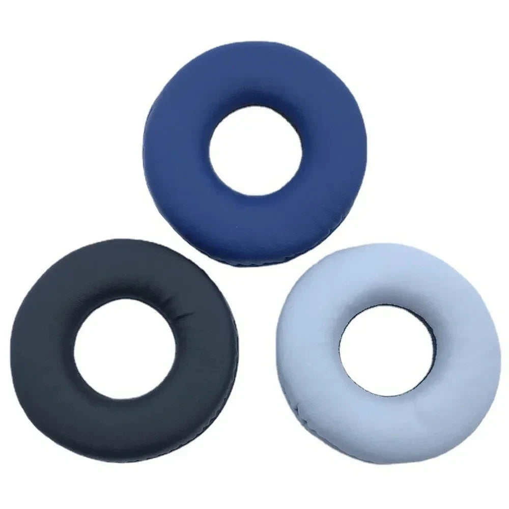Universal Replacement Leather Ear Pads with High-Quality Foam Cushion for Over-Ear Headphones