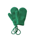 Kids Wool Winter Mittens Candy-Colored Knitted Gloves for 1-4 Years (14.5 x 9 cm / 5.7 x 3.5 in)