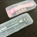 Portable Transparent Razor Case – Travel Shaver Storage & Protective PP Organizer