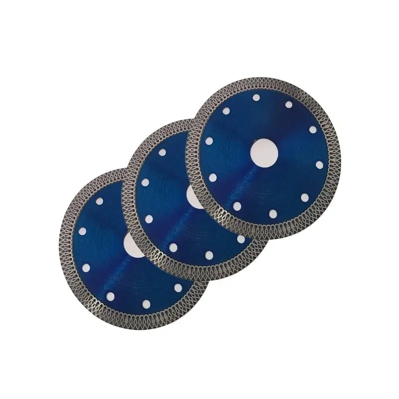 Turbo Diamond Saw Blade 105/115/125 mm (4-1/8, 4-1/2, 5 in) for Granite Marble Porcelain Tile - Angle Grinder Cutting Disc