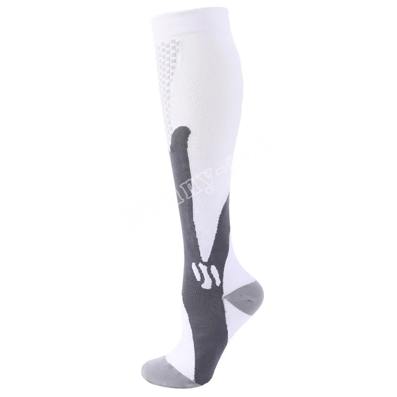 Compression Socks 20-30 mmHg - Medical & Sports Support for Travel, Pregnancy, Varicose Veins, Edema (Unisex)
