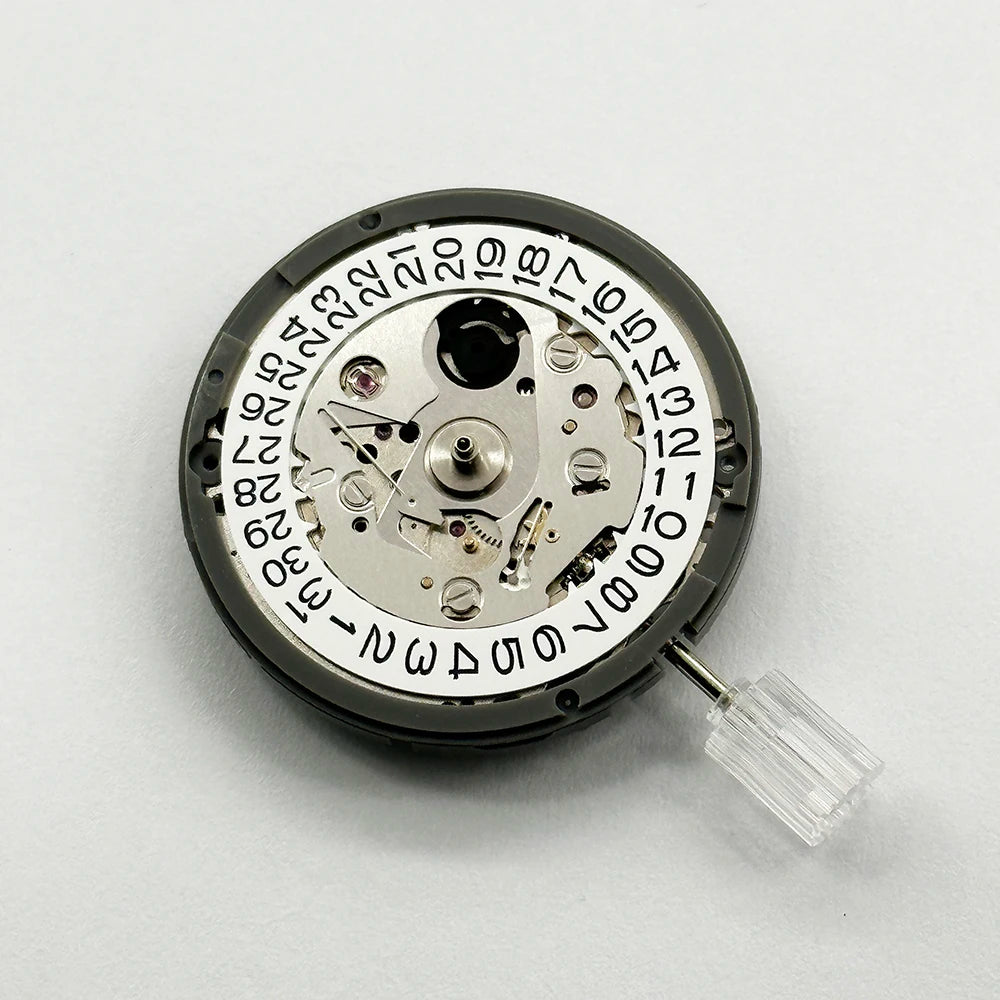 Automatic 24-Jewel Self-Winding Watch Movement with Date at 3:00 — High Accuracy, 41-Hour Power Reserve