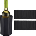 Reusable Iceless Bottle Cooler Sleeve - Freezer-Activated Gel Chiller for Wine, Champagne & Beer (Foldable, Portable)