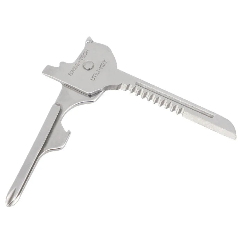 6-in-1 Folding EDC Keychain Tool - Pocket Pliers, Screwdriver & Bottle Opener