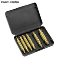 6-Piece HSS Screw Extractor Set – Stripped, Broken & Rusted Screw Remover (2–12 mm / 0.08–0.47 in)