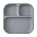 BPA-Free Silicone Suction Divided Baby Plate, Leakproof Toddler Meal Tray, Easy-Clean Kids Dinnerware