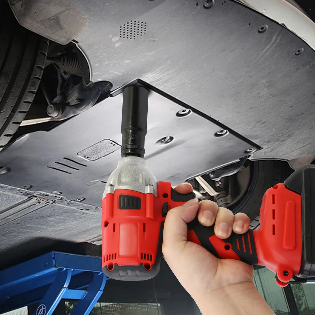 1000 N·m (740 ft-lbs) Cordless Brushless Impact Wrench 20V 1500mAh 1/2 in (12.7 mm) Drive Kit with Fast Charger