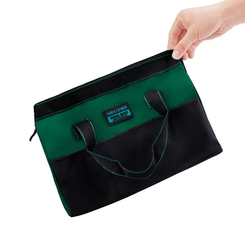 13-Inch Electrician Tool Bag – Multifunctional Oxford Cloth Portable Handheld Tool Organizer (31 x 21 x 17 cm / 12.2 x 8.3 x 6.7 in)
