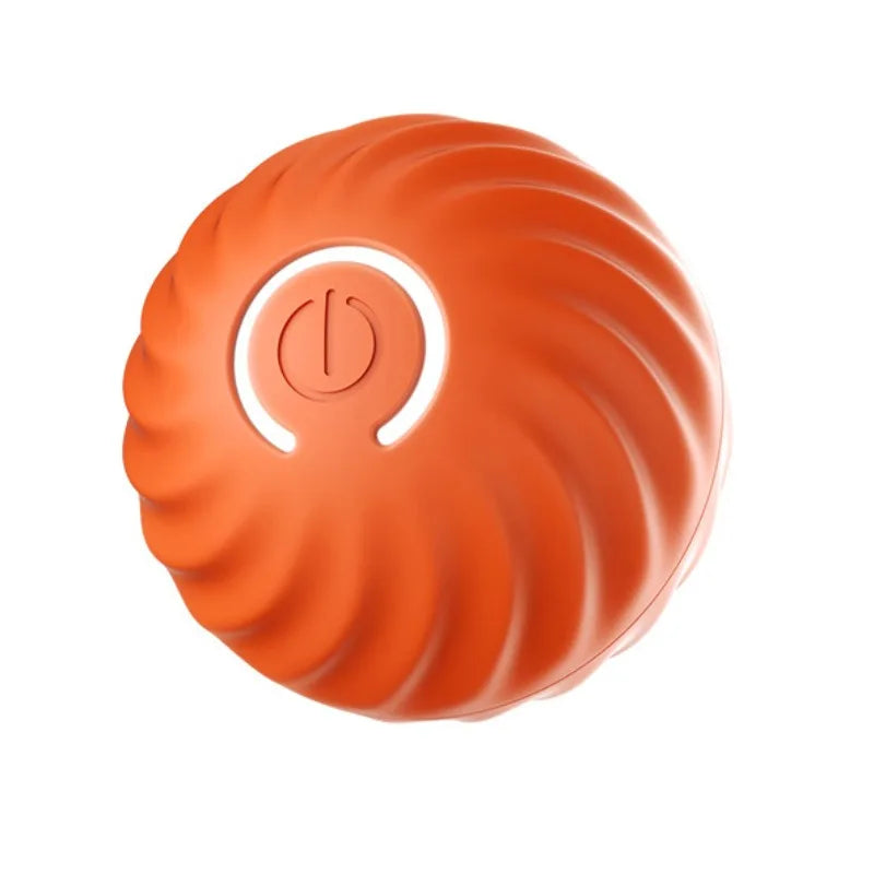 USB Rechargeable Jumping and Rotating Dog Ball - Interactive Chew Toy for Puppies