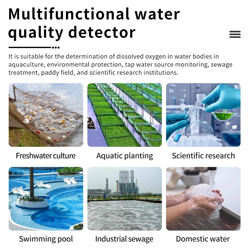 5-in-1 WiFi & Bluetooth Water Quality Monitor — pH, TDS/EC, Salinity, Specific Gravity & Temp for Aquariums, Hydroponics & Aquaculture