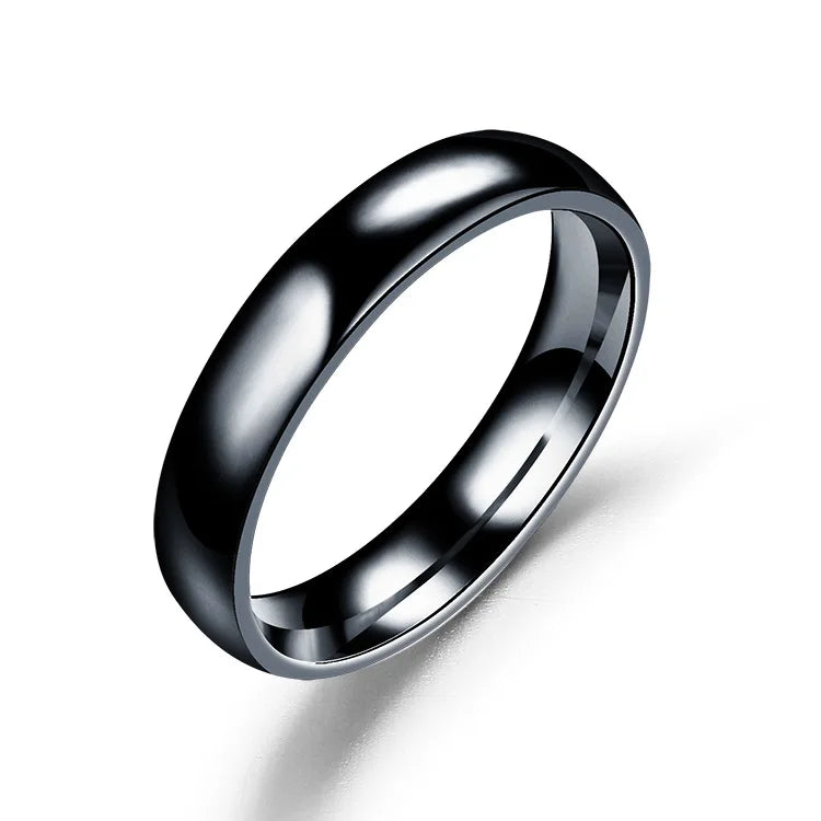 2mm (0.08 in) Rose Gold Stainless Steel Thin Band - Minimal Stackable Women's Wedding Ring Gift