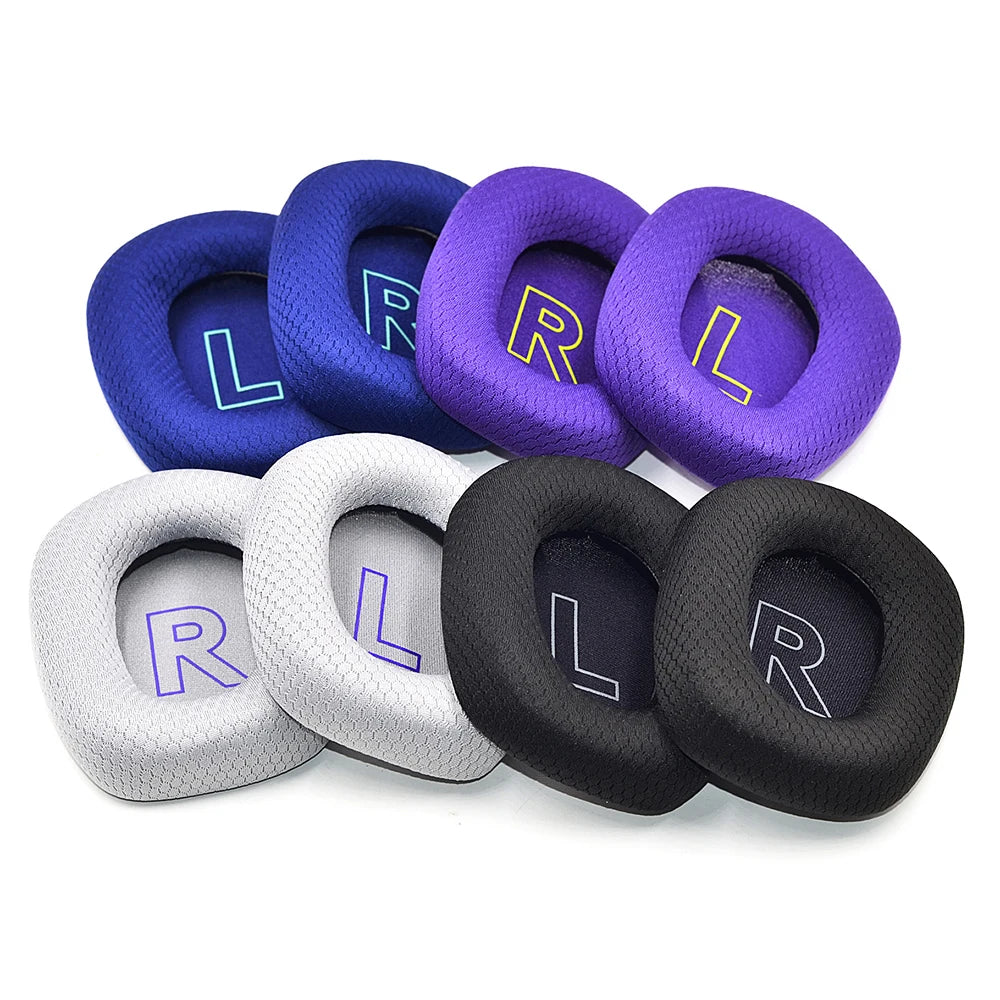 Gaming Headset Replacement Ear Pads & Headband — Soft Foam Leather Cushions, Quick-Install