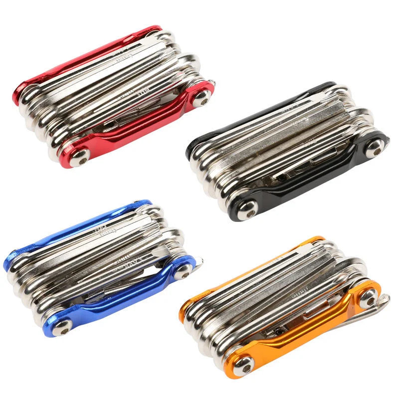 11-in-1 Portable Bicycle Multi-Tool Kit for Bike Repair & Cycling