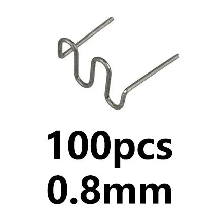 Auto Plastic Repair Staple Kit 100–600 pcs | 6 Types 0.6/0.8 mm Tungsten Steel Hot Stapler Nails for Car Bumper & Plastic Welding