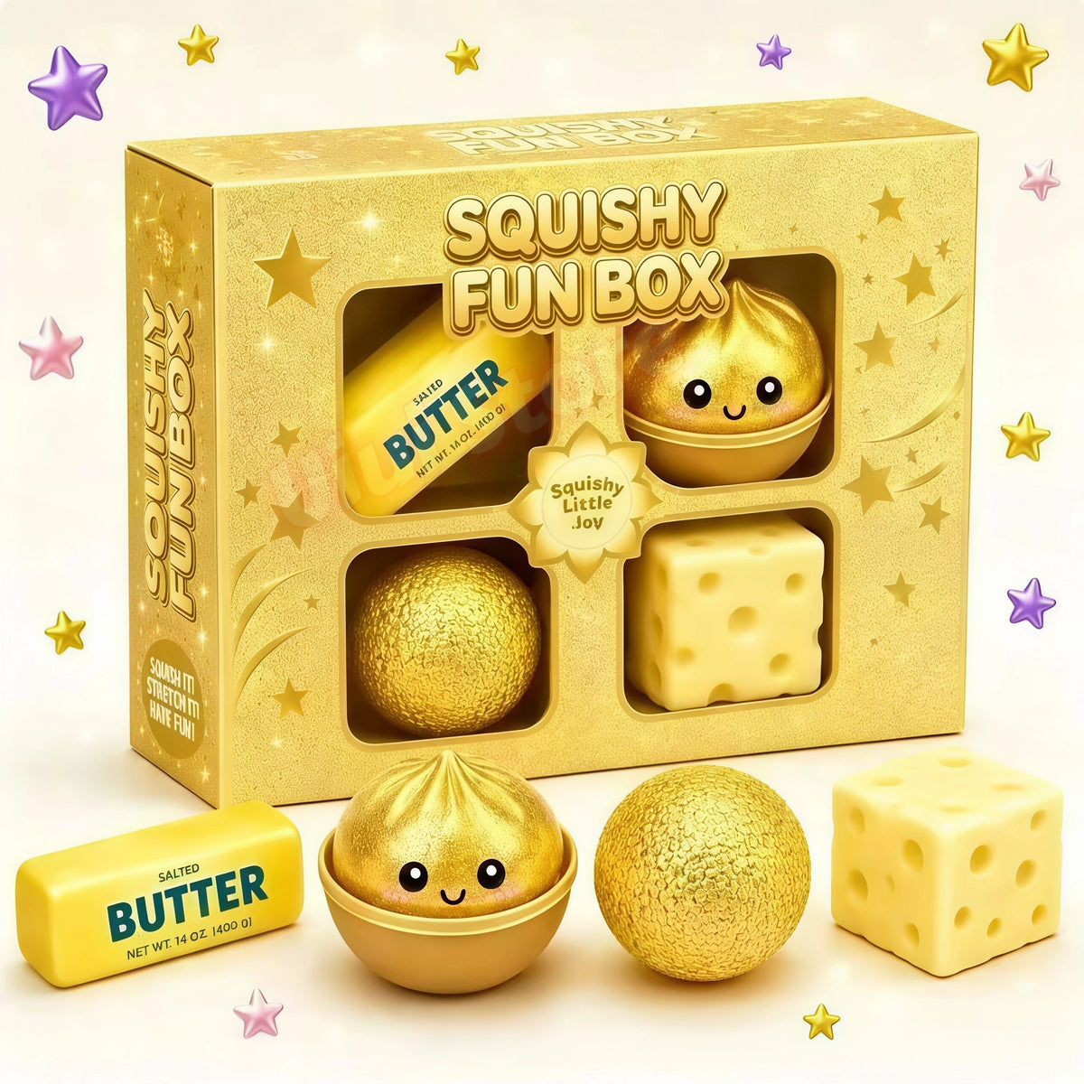 Christmas Squishy Advent Calendar - 24-Day Dumpling Squishies Slow-Rising Countdown Gift