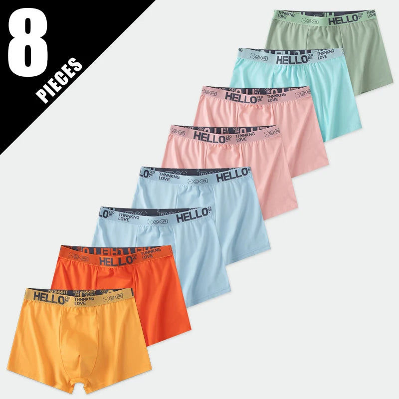 5/10-Pack Men's Black and Gold Printed Boxer Briefs - Comfortable Stretch Underwear for Sports, Beach & Leisure