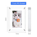 Acrylic Digital Photo Frame 5-inch (12.7 cm) & 7-inch (17.8 cm) IPS Screen 4GB Rechargeable Portable Picture Frame with Auto-Rotate