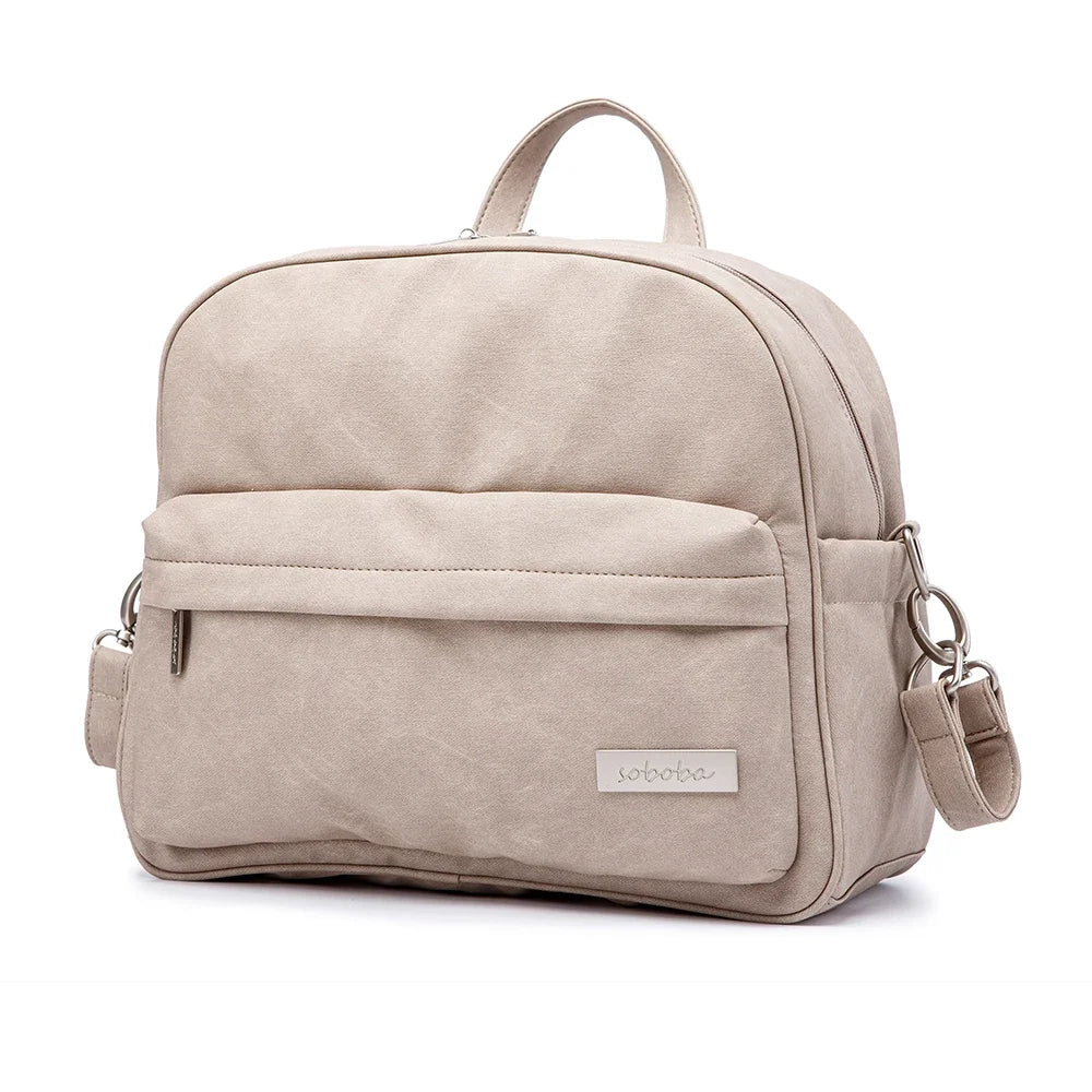 Waterproof Multi-Function Diaper Backpack for Moms - Stylish Nappy Changing Bag