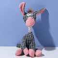 Donkey Plush Dog Toy with Squeaker – Interactive Chew & Fetch Toy for Small & Medium Dogs, 8.7–10.0 in (22–25.5 cm)
