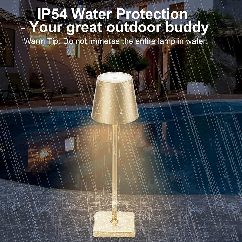 Wireless Wine Bottle LED Table Lamp – USB Rechargeable Touch Dimming Mood Light for Bar, Cafe & Home