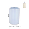 Cylinder Silicone Mold for 3D Scented Candle and Soap Making - DIY Resin, Wax & Plaster Crafts