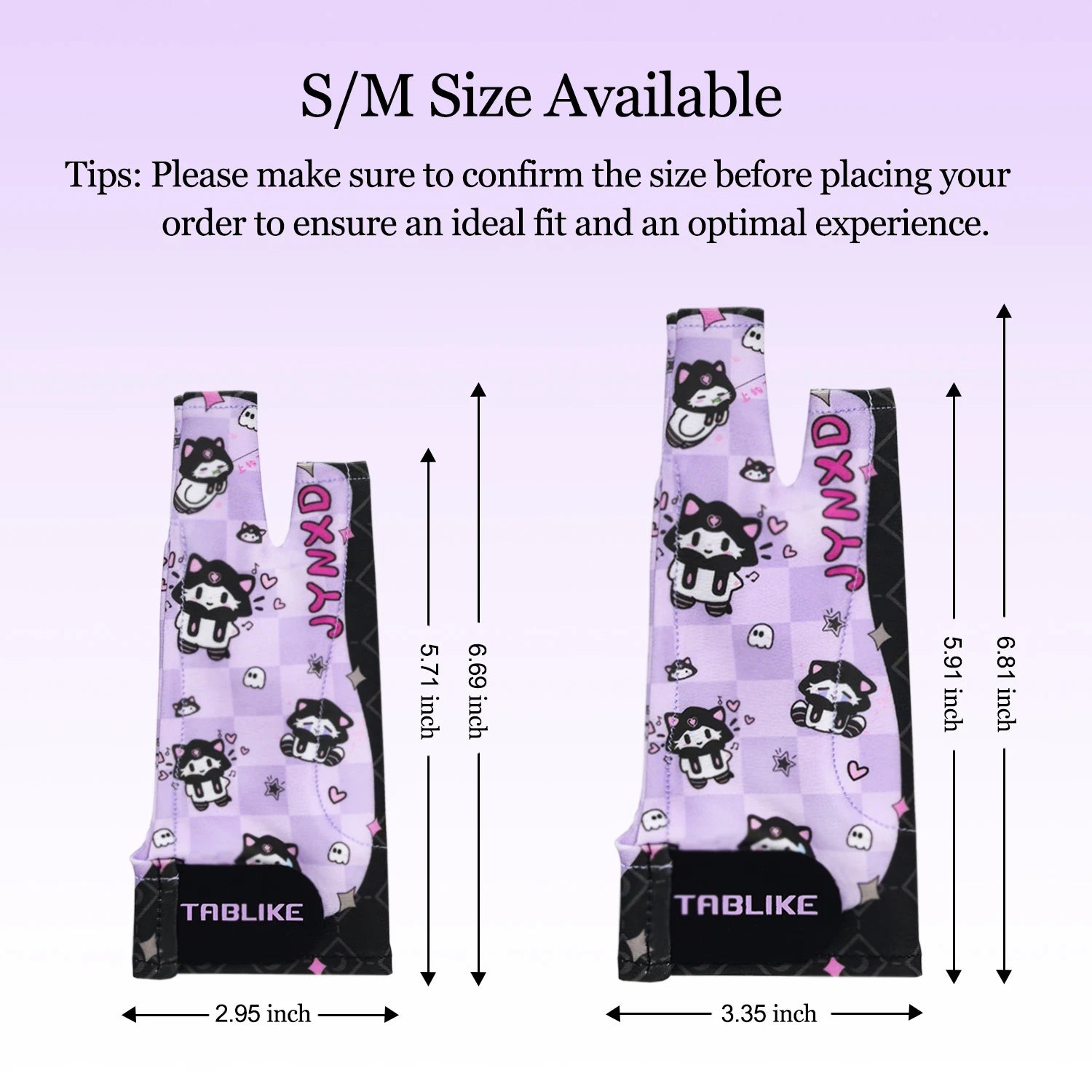3-Layer Palm Rejection Artist Drawing Glove - Anti-Slip Digital Art Glove for Graphic Tablets & iPad (Left or Right Hand)