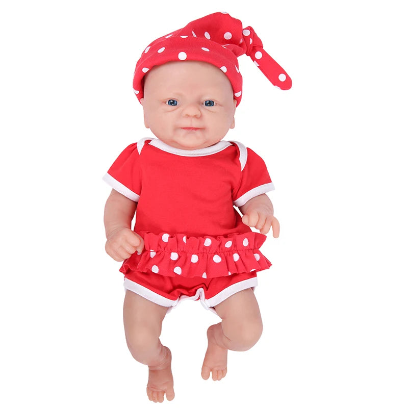 Full Body Medical-Grade Silicone Reborn Baby Doll – Realistic, Weighted & Painted, 28–47 cm (11–18.5 in) – Collectible Gift for Adults & Kids