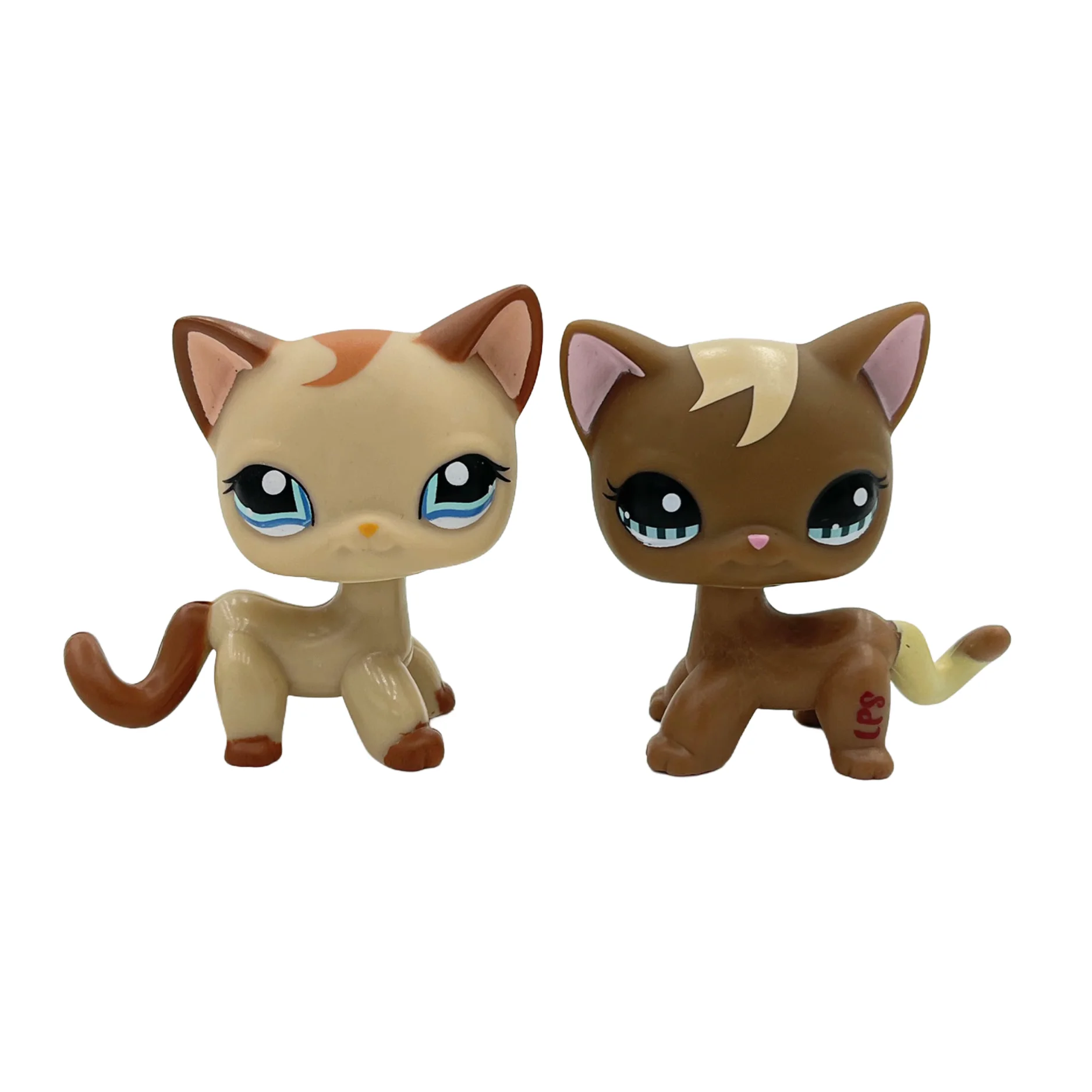 2-Pack Mini Pet Figurines — Cute Dog & Cat PVC Bobble Head Collectibles, 1.5–2 in (4.8–5.5 cm)