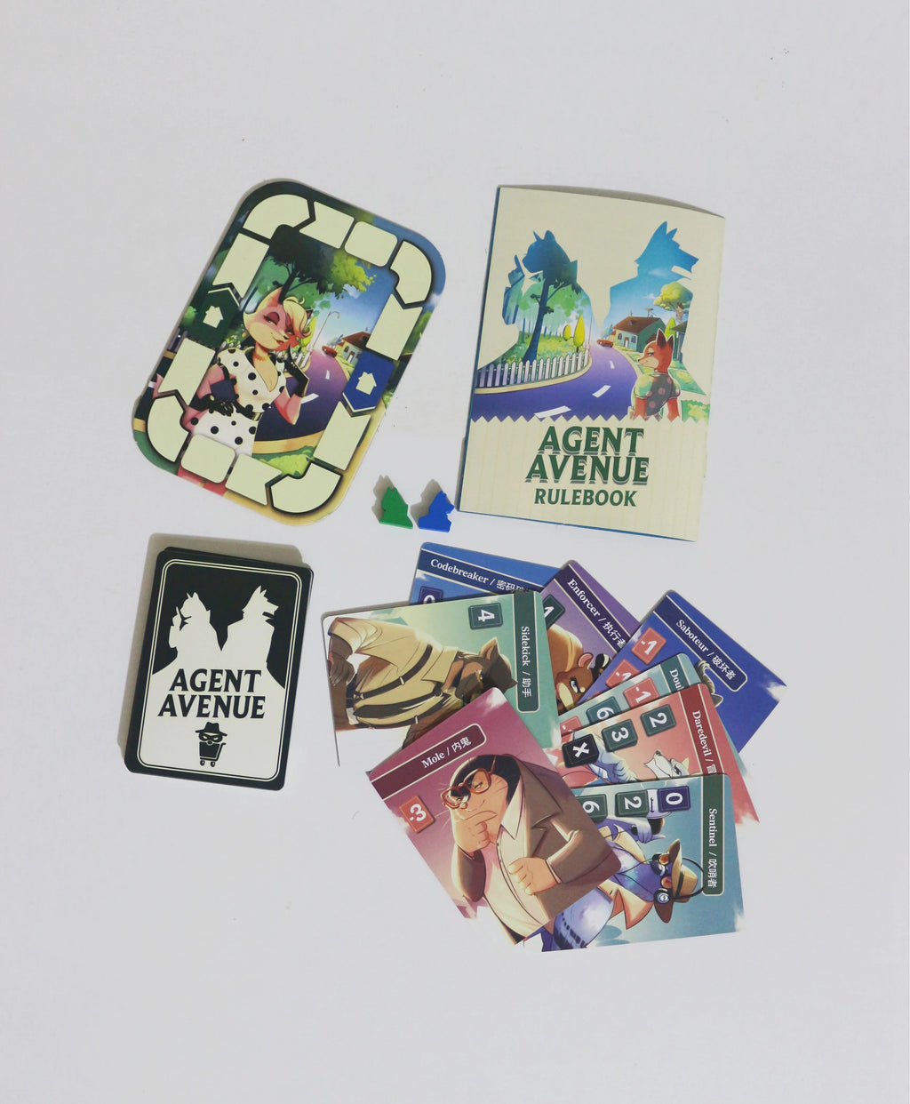 Agent Avenue Board Game — Bilingual Strategy Game for Developing Strategic Thinking & Competitive Play
