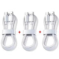 1/2/3 Pack 120W 10A USB-A to USB-C Fast Charging Cable, High-Speed Data Sync, Multiple Lengths (0.25–2 m / 9.8–78.7 in)