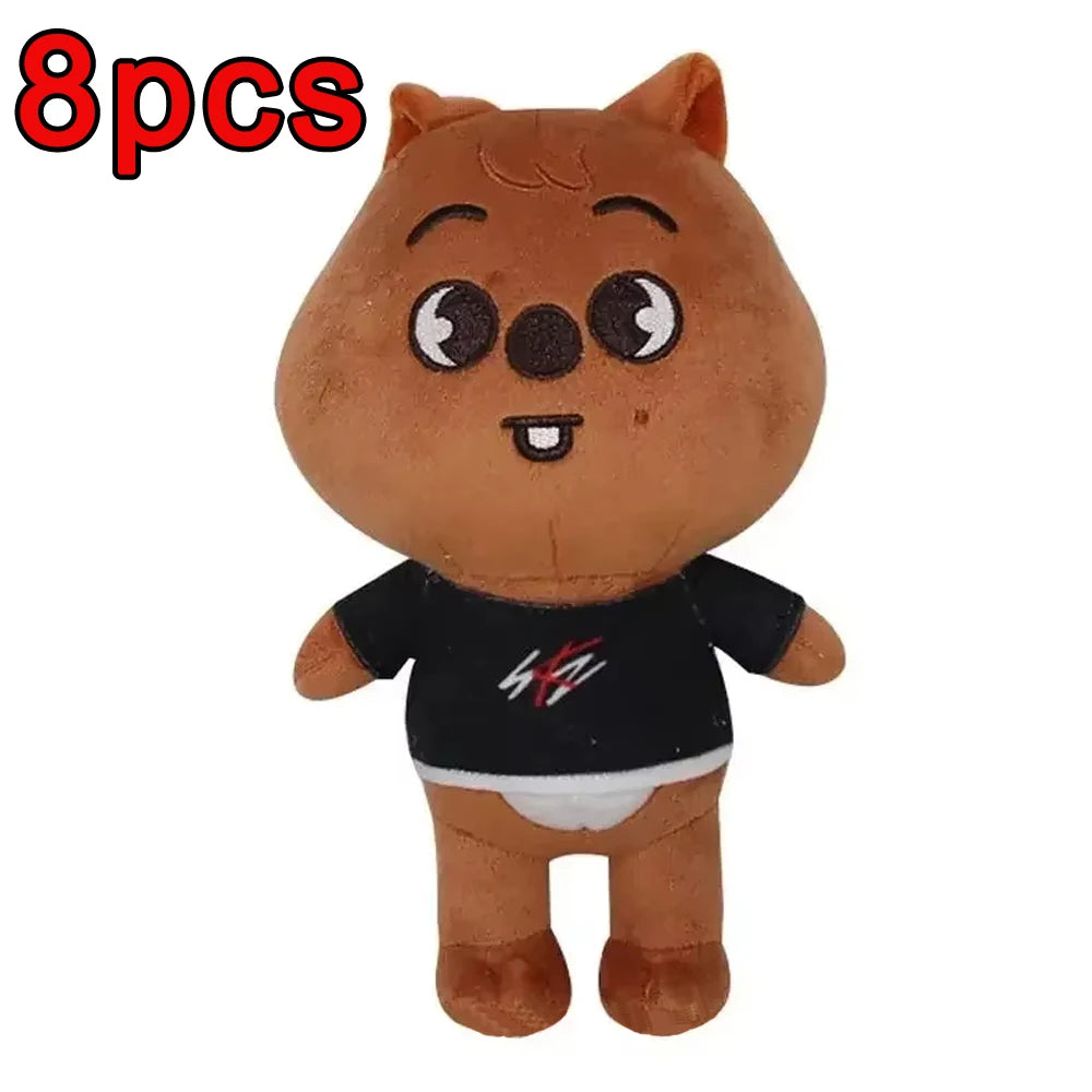 Kawaii 23 cm (9.1 in) Plush Stuffed Animal, Cute Cartoon Companion Toy & Room Decor Gift