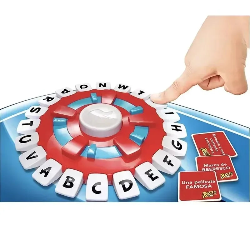 Spanish Word Game – Fast-Paced Letter-Press Party Game for Family & Kids