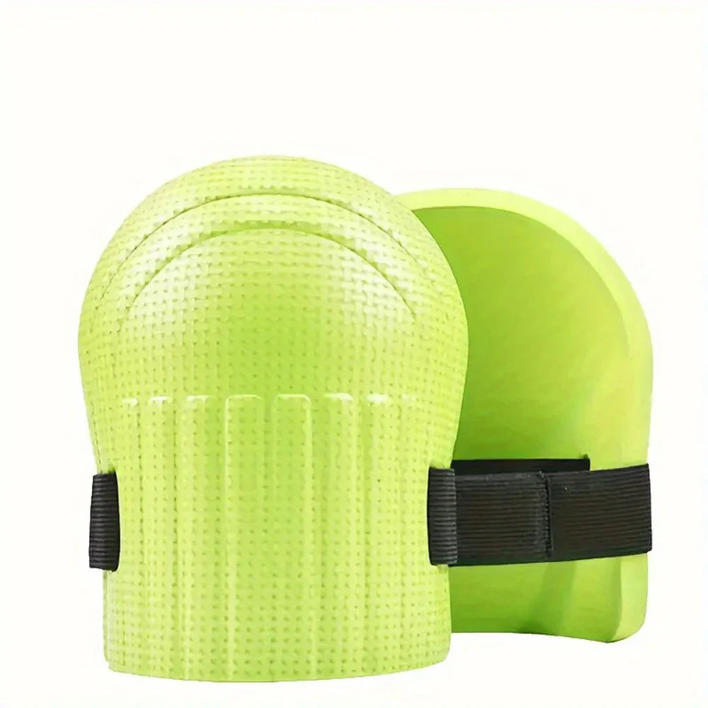 Ergonomic Waterproof Knee Pads (18 x 15 cm / 7.1 x 5.9 in) - Cushioned Work Knee Protection for Construction, Automotive & Gardening