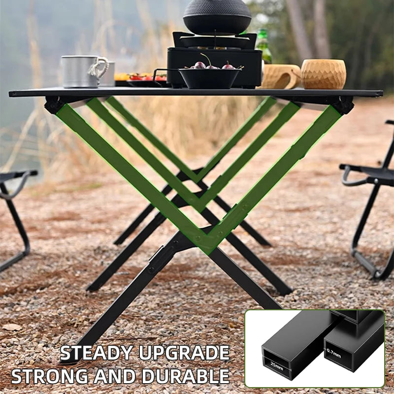 Portable Folding Camping Table – Lightweight Picnic & BBQ Side Table for Outdoor, RV, Tailgate