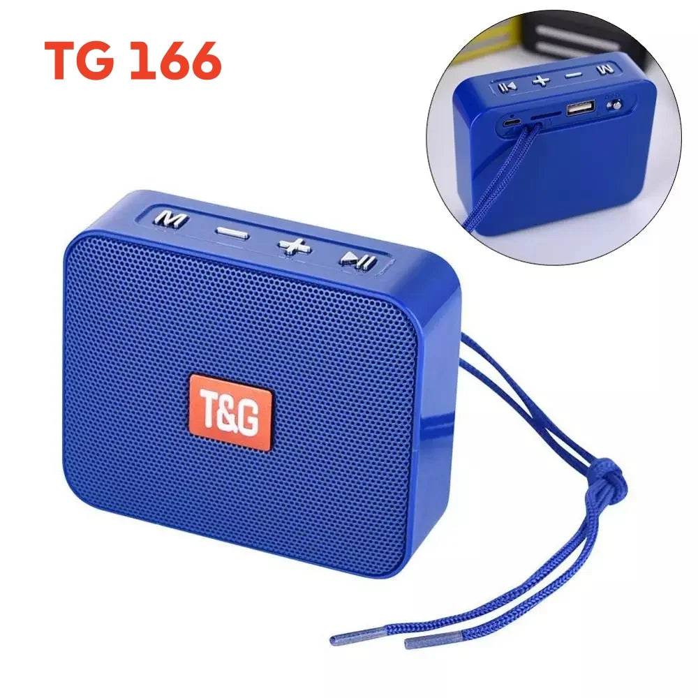 Mini Portable Bluetooth 5.0 Speaker 5W Waterproof Wireless Boombox with AUX & USB for Outdoor Hiking