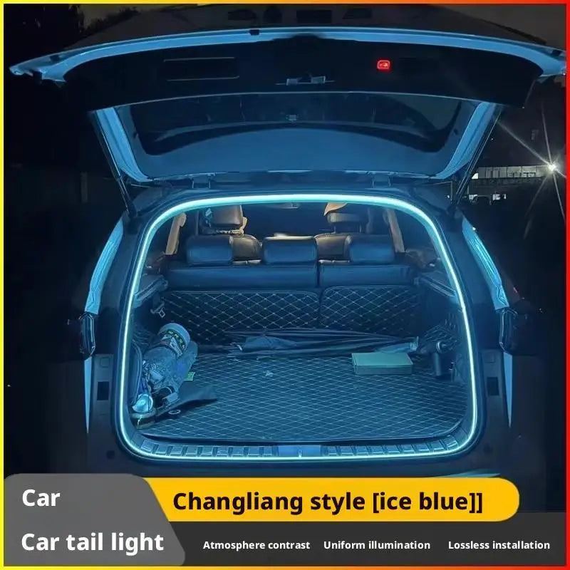 Sensor Trunk LED Light Strip – Motion-Activated Rear Trunk Atmosphere Lamp, Bendable Auto Interior LED Bar