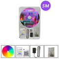 EU Plug 24V RGB Neon LED Rope Light Strip - Bluetooth Music Sync, Waterproof IP67 - 5/10/15/20/30M (16.4/32.8/49.2/65.6/98.4 ft)