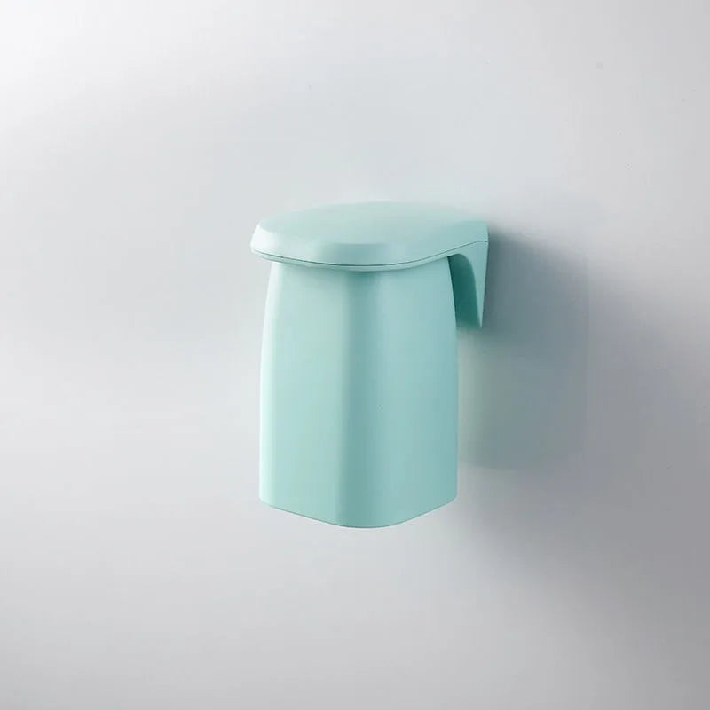 1-4 Pack Japanese Minimalist Magnetic Wall Mounted Toothbrush and Mouthwash Cup Holder