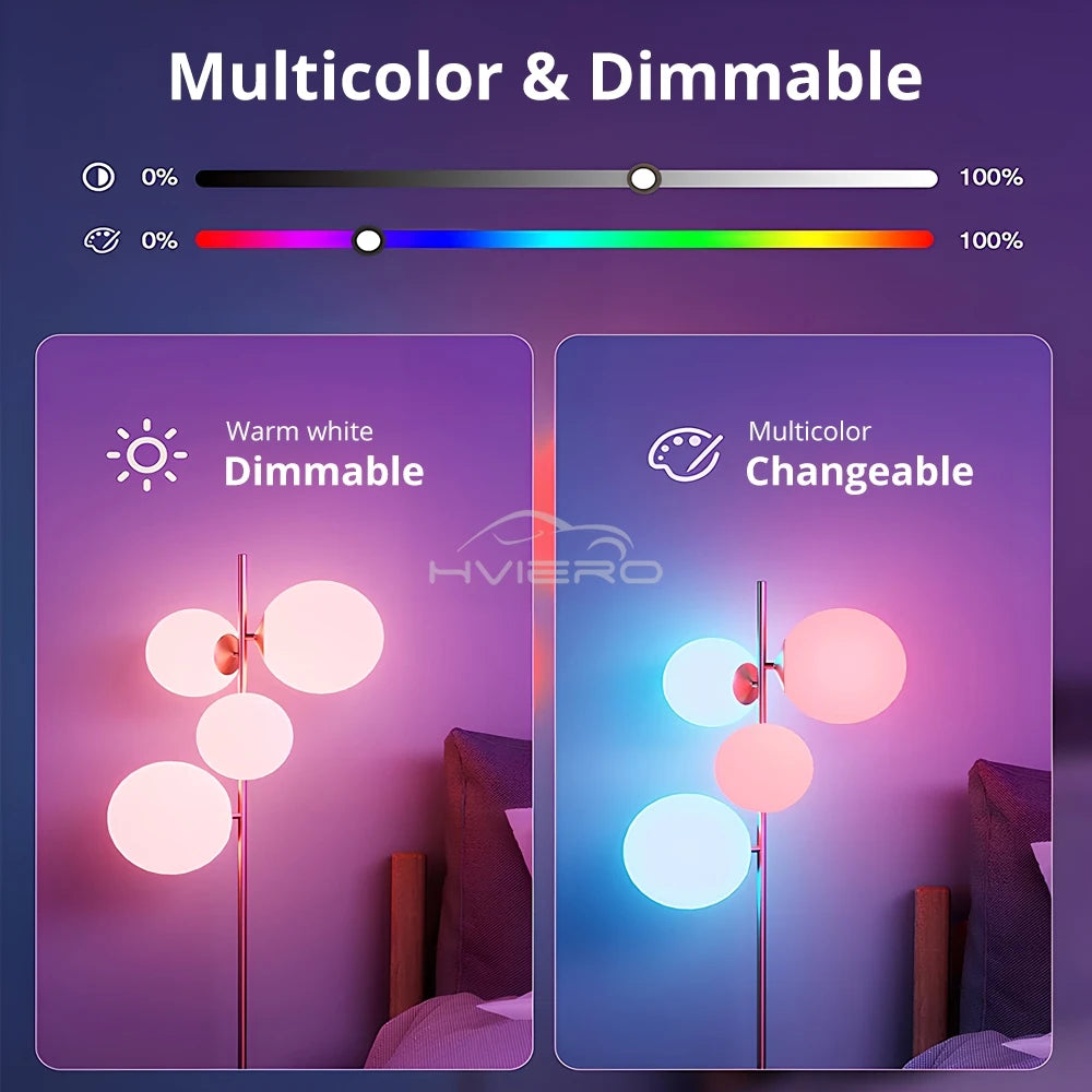E27 10W Smart RGB+White LED Bulb – 24-Key IR Remote, Dimmable RGBW Light for Home Decor