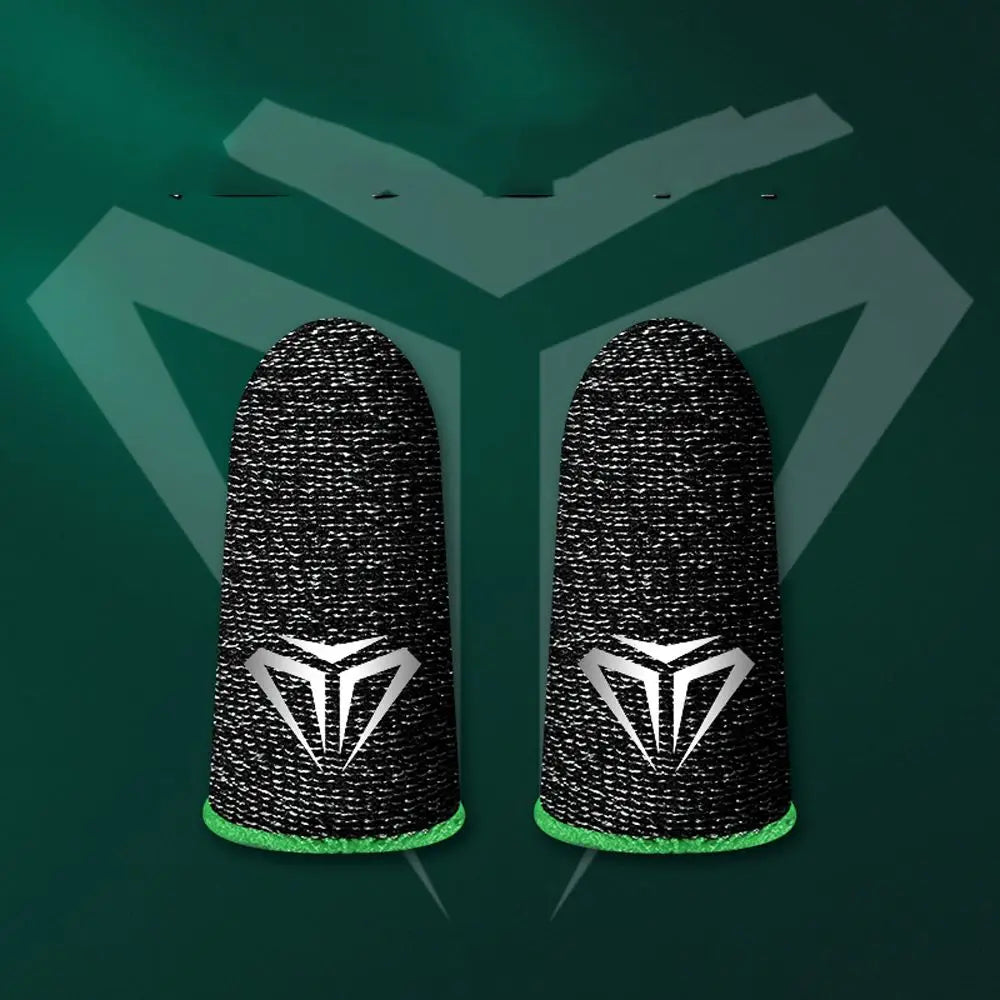 1 Pair Gaming Fingertip Gloves - Sweatproof Touchscreen Finger Sleeves for Mobile Gaming, Breathable Ultra-Thin 0.3mm