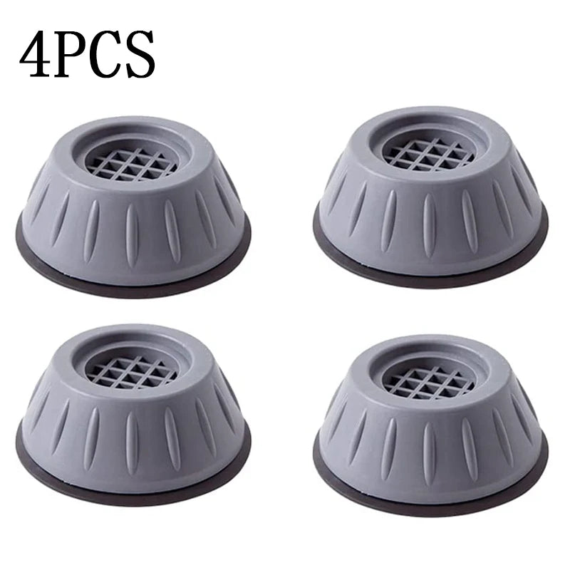 Anti-Vibration Rubber Feet Pads – 1/2/4-Pack, 3.15 in (8 cm) Non-Slip Silent Washer & Furniture Support