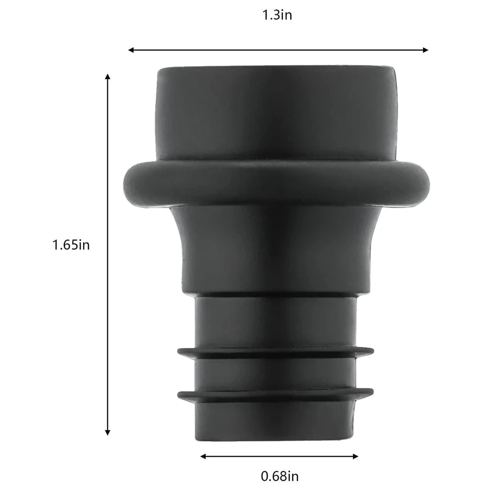 Vacuum Wine Stopper Pump with Silicone Seal — Reusable Wine Preserver Bottle Stopper for Barware